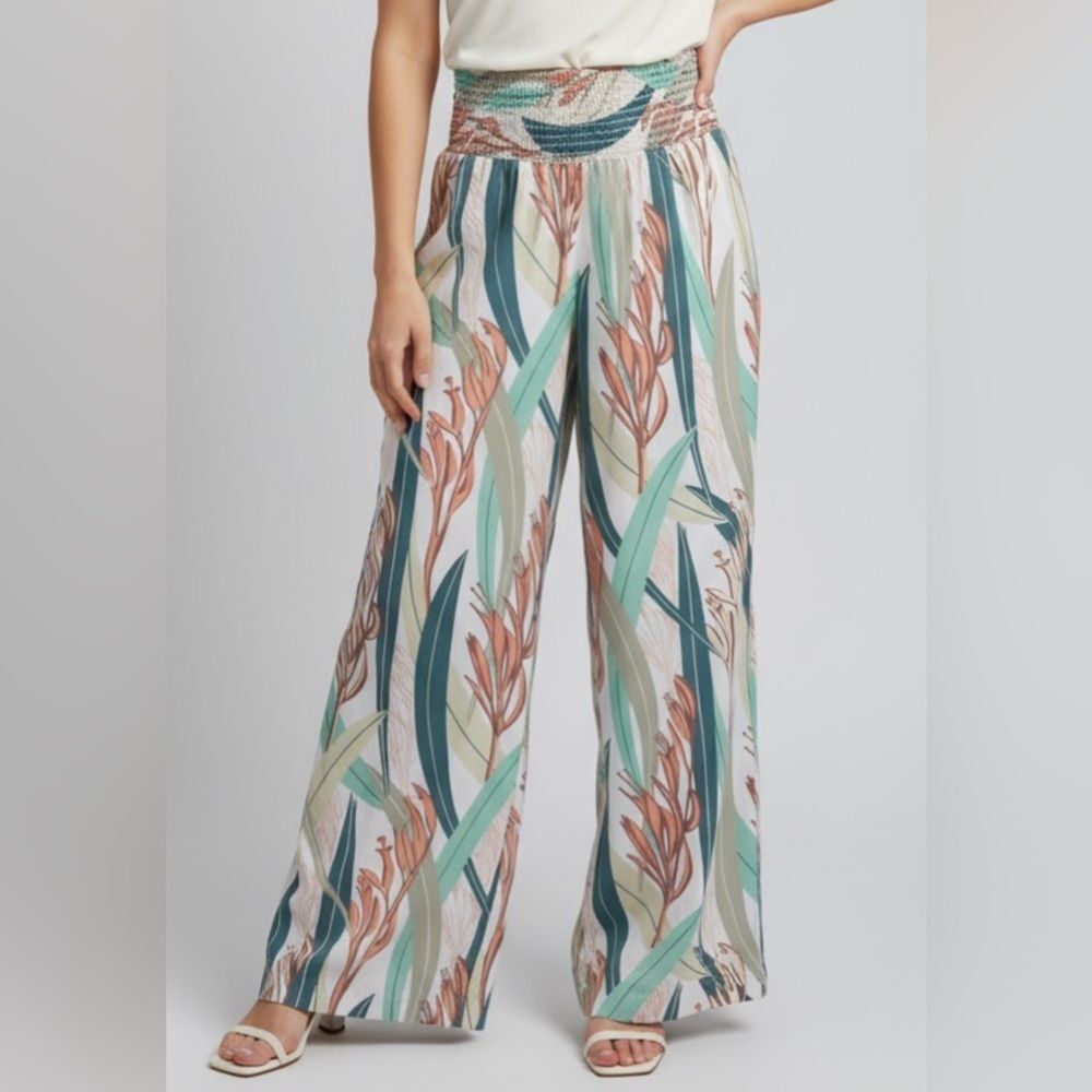 Kaleo Multicolor Striped Garment hipster bell bottom comfortable palazzo gypsy